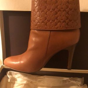 Coach Soft Leather Boots